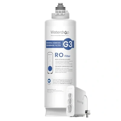 Immagine di Waterdrop Filtro WD G3 N2RO, durata di 2 anni, ricambio per sistema osmosi inversa W (la confezione può variare)