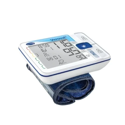 Immagine di Veroval, Misuratore di Pressione da Polso Veroval: per Misurare in Modo Semplice e Rapido, Ottimo Diagnosticare L’Aritmia; 1 Scatola