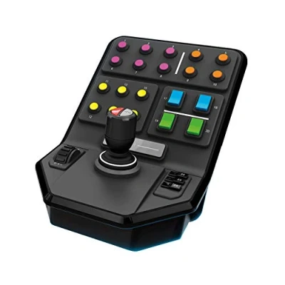 Immagine di Logitech Gaming Saitek Farm Sim Vehicle Side Panel Console di comando USB PC Grigio