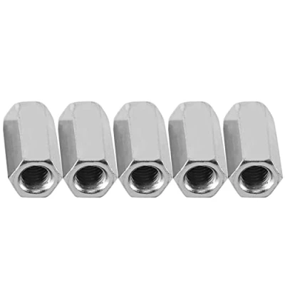 Immagine di Dadi ad alette, Dado per asta filettata esagonale, 5 pezzi a stelo lungo esagonale manicotto Elementi di fissaggio filettati distanziatori(M12*50)
