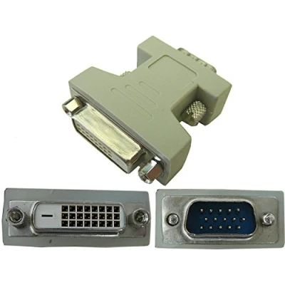 Immagine di KALEA INFORMATIQUE Adattatore da DVI FEMMINA (DVI D 24+1) a VGA MASCHILE (SUB 15) SOLO per DIGITALE