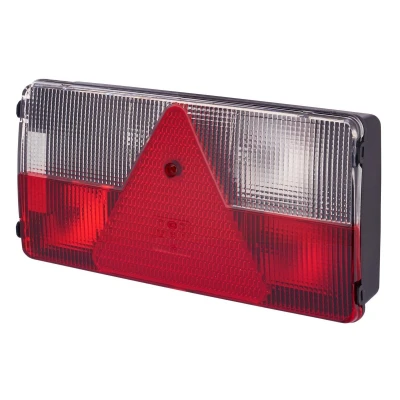 Immagine di HELLA 2VB 341 032 121 Luce posteriore Dx trasparente nero per rimorchio, senza lampadine