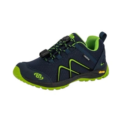 Immagine di Brütting Guide Scarpe da Arrampicata Basse Unisex Bambini e ragazzi, Blu (Marine/Lemon), 31 EU