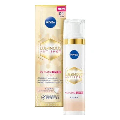 Immagine di NIVEA LUMINOUS630® Crema anti scolorimento CC SPF 30, tinta 01/luce, 40 ml