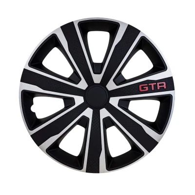 Immagine di J TEC GTR Carbon J16606 Copricerchi 16Inch nero/argento, carbonio