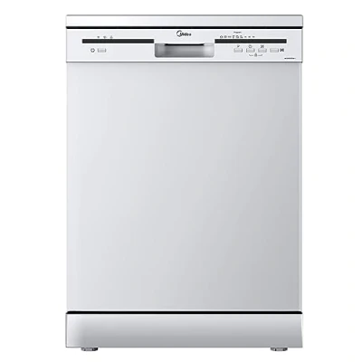 Immagine di Midea MFD60S121W IT Lavastoviglie Libera Installazione con 12 coperti, 6 Programmi, Partenza Ritardata, Funzione di Mezzo Carico, 60 cm Bianco