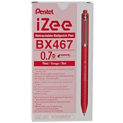 Immagine di PENTEL CF12 PENNA SFERA IZEE ROSSO 0.7