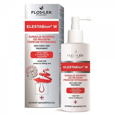 Immagine di FLOSLEK ELESTABion W trattamento anticaduta per capelli indeboliti, siero crescita e ispessimento, la ricrescita dei capelli, uomini donne, 100 ml