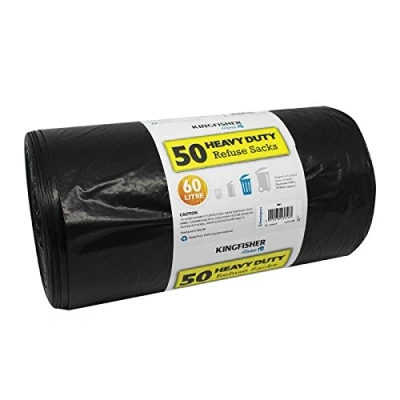 Immagine di HomeZone® Sacchetti per Spazzatura, Resistenti, XL, Colore: Nero
