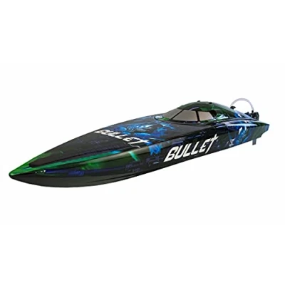Immagine di Amewi 26097 RC Speedboot Bullet V4 740 mm 4s brushless ARTR, Blu, Nero