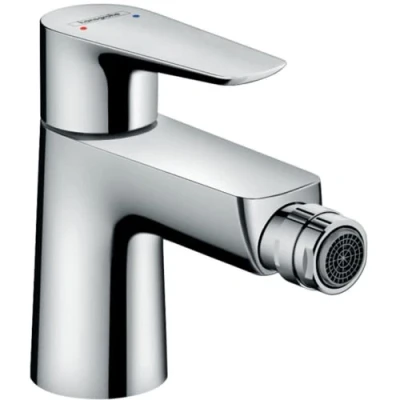 Immagine di hansgrohe Talis E Rubinetto per bidet con push open, Miscelatore monocomando altezza bocca 78 mm, cromo, 71721000