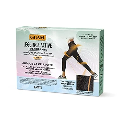 Immagine di Guam Leggings Active Traspirante con Alghe Taglia L XL 48 50 Coprente Senza Cuciture Effetto Ventre Piatto