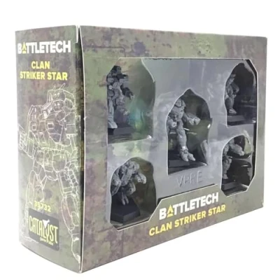 Immagine di Catalyst Game Labs BattleTech Clan Striker Star Miniature English Version