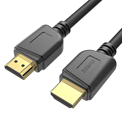 Immagine di BENFEI Cavo HDMI a 4K 60Hz ad alta velocità 4,5 m 2.0, 18Gbps, HDR, 3D, 2160P, 1080P, Ethernet, Audio Return(ARC) Compatibile con UHD TV, Blu ray, Xbox, PS4, PS3, PC