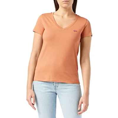 Immagine di Levi&#039;s Perfect Vneck Top, Donna, Taglia: XXS, Autumn leaf