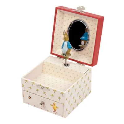 Immagine di Trousselier Coppia Di Conigli S20861 Carillon Cubo per Gioielli, 10.5 x 8.5 cm, Multicolore