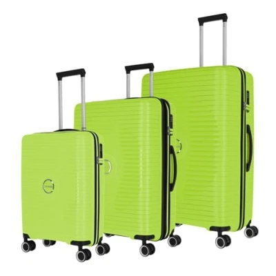Immagine di travelite set valigie rigide 3 pezzi, 4 ruote, ORBITA, trolley con guscio infrangibile e pratica suddivisione interna, chiusura TSA, misure valigia L/M/S