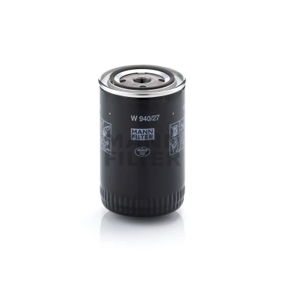 Immagine di MANN FILTER W 940/27 Filtro olio 3/4 16 UNF con una valvola blocco arretramento ad avvitamento NISSAN: Patrol Hardtop, ECO T, ATLEON