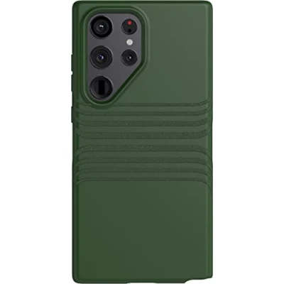 Immagine di tech21 Evo Custodia tattile per Samsung Galaxy S23 Ultra da 4,9 m, colore: Verde terra