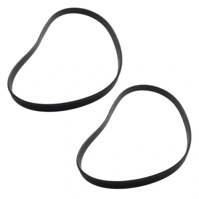Immagine di LT Easiyl 2pcs 5PJ605 Cinghia Trapezoidale Scanalata Di Trasmissione In Gomma Ricambio Compatibile Con SCHEPPACH HMS 850/1070 Trimmer (605x12mm)