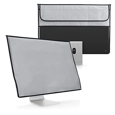 Immagine di kwmobile Custodia 4in1 Compatibile con Apple iMac 24&quot; Fodero Monitor, Case Tastiera, Cover Magic Mouse e Porta Cavi Grigio Chiaro