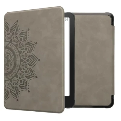 Immagine di kwmobile Custodia eReader Compatibile con Amazon Kindle Paperwhite (12. Gen 2024)/Kindle Colorsoft Cover eBook Reader Flip Case Magnetica Pelle PU Sole