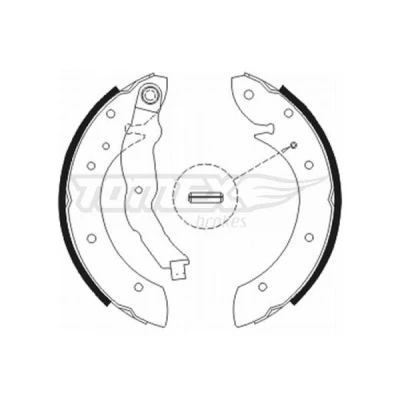 Immagine di TOMEX brakes TX 20 79 Ganasce Freno Assale posteriore 228 40 RENAULT: MEGANE 1