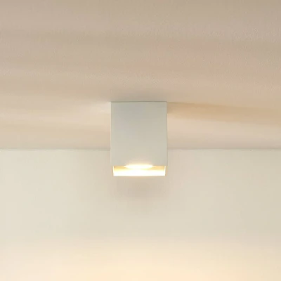 Immagine di Lucide Faretto da soffitto Bodi, angolare, bianco, GU10, a 1 luce, alluminio