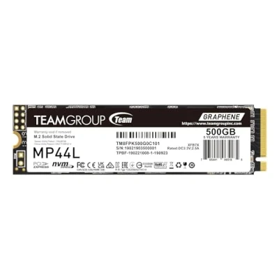 Immagine di TEAMGROUP Mp44L 500 GB SLC Cache NVMe 1.4 PCIe Gen 4x4 M.2 2280 Laptop &amp; Desktop SSD (R/W velocità fino a 5.000/3.700MB/s) TM8FPK500G0C101