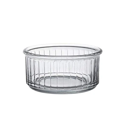 Immagine di Duralex Ovenchef Set di 4 Rappers 10 cm, Vetro temperato, Trasparente/Verde