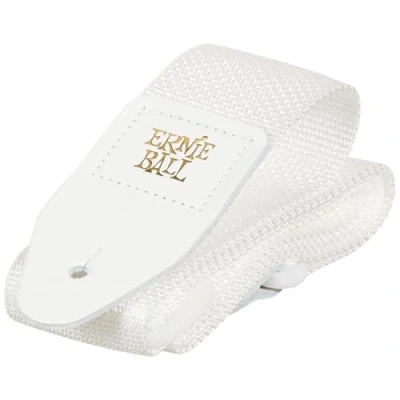 Immagine di Ernie Ball Tracolla Polypro, bianco/bianco