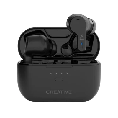 Immagine di Creative Zen Air Pro Cuffie auricolari Bluetooth Bianco resistente al sudore, allacqua, Indicatore di carica della batteria, incl. docking station