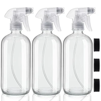 Immagine di Belle Vous Spruzzino Acqua Nebulizzatore Spray Trasparenti (3pz) con Grilletto 250ml Parrucchiere, Mare, Aromaterapia e Olii 2 Flussi