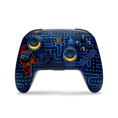 Immagine di PowerA Enhanced Wireless Controller for Nintendo Switch with Lumectra PAC MAN NEON ARCADE