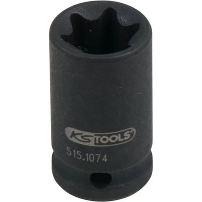 Immagine di KS TOOLS 515.1074 Chiave a bussola 25 E12 6,3 (1/4&quot;) Profilo E, Torx esterno