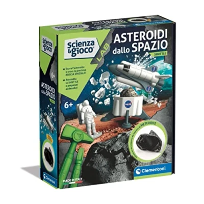 Immagine di Clementoni Scienza E Gioco Lab Asteroide da Scavare, Playset Shuttle con Astronauta, Laboratorio Scientifico 6 Anni, Spazio Made in Italy, Multicolore, 19319