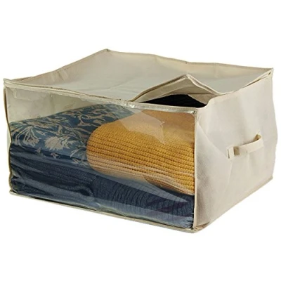 Immagine di Linea Più 0384A Easybag Sacco Custodia TNT, cm 60X35, H 20, Ecru, 12 Unità
