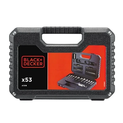 Immagine di BLACK+DECKER A7218 Set per Forare e Avvitare con Cricchetto, 53 Pezzi