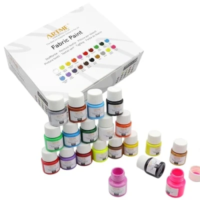 Immagine di ARTME Set di coloranti per tessuti 20 colori ml x20 Lavabili