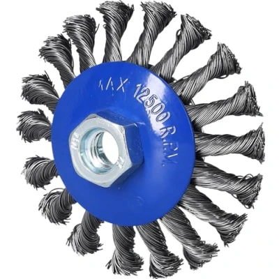 Immagine di BRILLIANT TOOLS BT103101 Spazzola conica, Ø 100 mm con alloggiamento da M14 x 2,0 [Powered by KS TOOLS]
