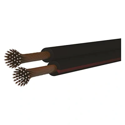 Immagine di Emos ungeschirmte zweidr athle itung 2 x 0,75 mm nero/rosso, 100 pezzi, s8273