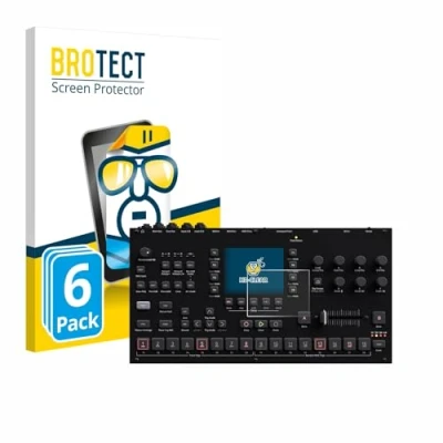 Immagine di brotect Pellicola Protettiva per Elektron Octatrack MKII Protezione Schermo (6 Pezzi) [Trasparente, Anti Impronte]