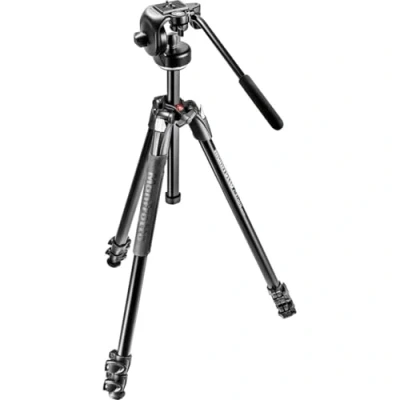 Immagine di Manfrotto MK290XTA3 2W Kit a 3 Sezioni in Alluminio con Testa Movimenti, Nero