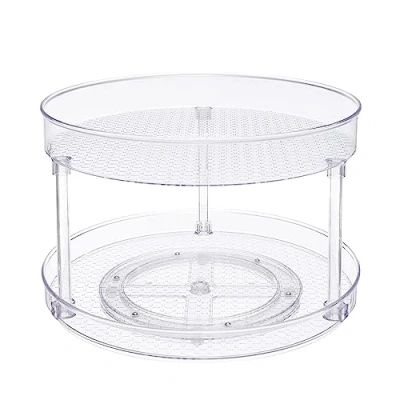 Immagine di Amazon Basics Lazy Susan, organizer girevole a 2 ripiani 30,5 cm
