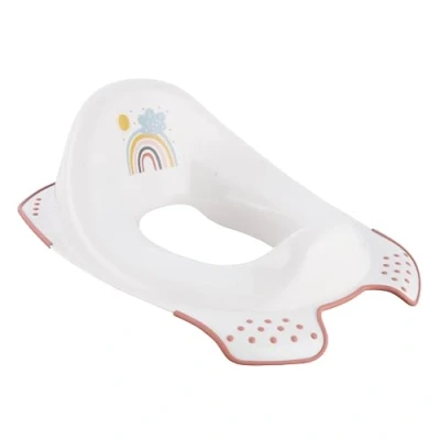 Immagine di keeeper Seggiolino Riduttore per WC, Arcobaleno, Da 18 Mesi a 4 Anni circa, Funzione Antiscivolo, Ewa, Bianco