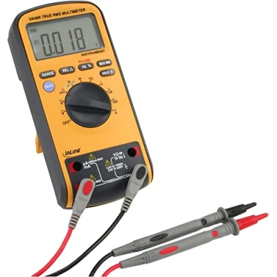 Immagine di InLine 21719 Multimetro Digitale con Interfaccia USB per l&#039;Acquisizione e la Registrazione dei Valori di Misura su PC/Notebook, Nero
