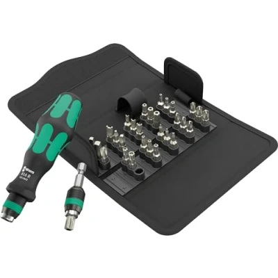 Immagine di Wera Kraftform Kompakt 71 Security 05057114001 Kit inserti 32 parti TORX BO, Quadrato interno, Brugola interna, TORQ, Tri Wing, Spanner