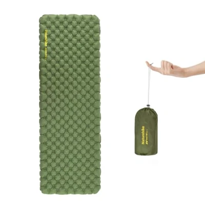Immagine di Naturehike 4.6 R Insulate From Cold, Materassino Da Campeggio Conveniente, 4 Stagioni, Ultraleggero, Autogonfiabile, Resistente, Sacco Gonfiabile