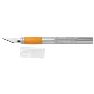Immagine di Fiskars Cutter a bisturi, Lunghezza totale: 15,9 cm, Acciaio di qualità/Plastica, Argento/Arancione, 1003885