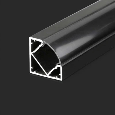 Immagine di V TAC Profilo in Alluminio Angolare Colore Nero per Strip LED 2000 x 19 19mm